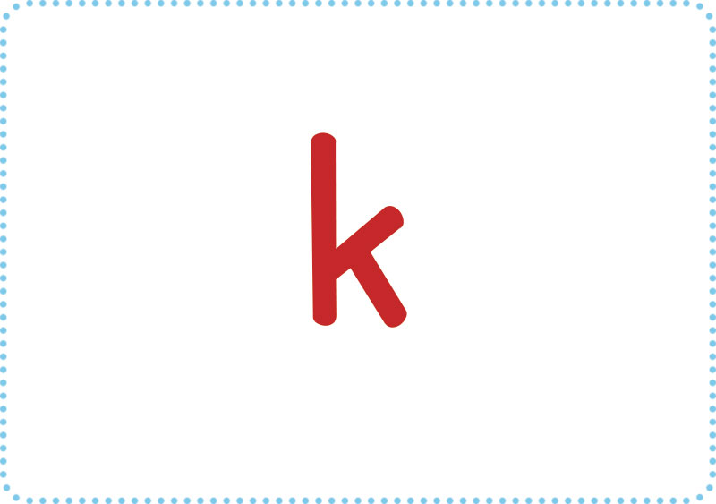 consonant k
